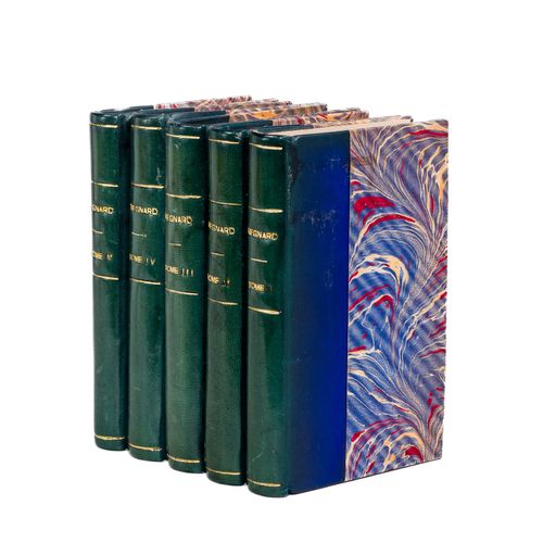 Oeuvres De Regnard - dition Strotype D'aprs Le Procd De Firmin Didot ( 5 Tomes - Complet)   