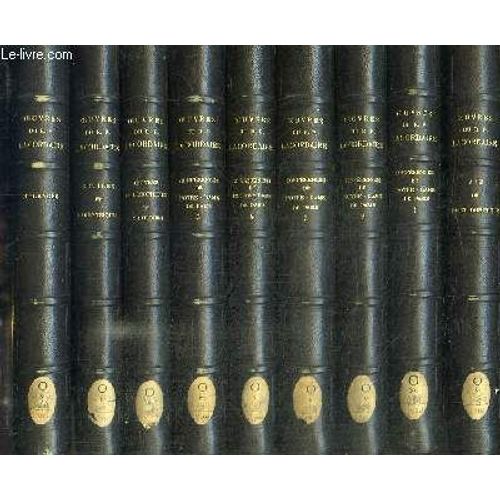 Oeuvres Du R.P. Lacordaire - 9 Tomes En 9 Volumes (Tome 1+2+3+4+5+6+7+8+9) - Tome 1 : Vie De Saint Dominique - Tome 2 : Confrences De Notre-Dame De Paris Tome Premier Annes 1835-1836-1843 - Tome 3 :(...)   de LACORDAIRE R.P. HENRI-DOMINIQUE 