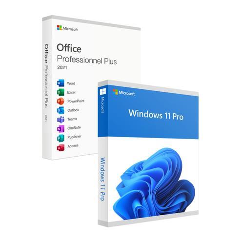 Office 2021 + Windows 11 Pro - Livraison Express