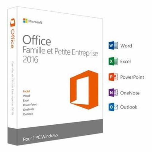 Office Famille Et Petite Entreprise 2016 - 1 Pc 