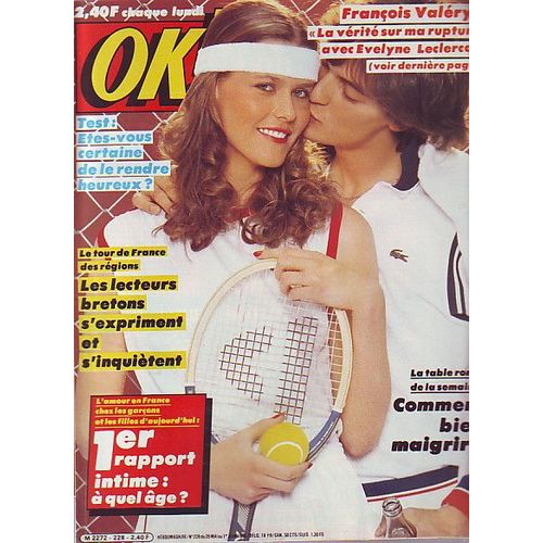 Ok 228 Alain Turban 1p / Eddy Mitchell 1p / Renaud 1/2p / Leonore O'malley 1p / Eric Adjani 1p / Lio 1p / William Sheller 1/2p / Francois Valery 1p / Petit Article Photo Dassin , Dani & Jacno , Redford... 228