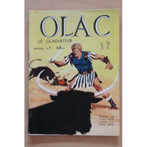 Olac Le Gladiateur N7 Juillet 1961 Editions Sfpi (1re Srie - 13x18 Cm) 7