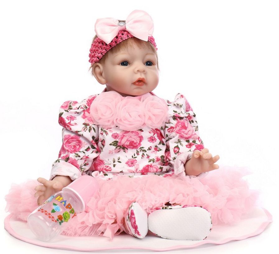 Olali Joyeux Noel 55cm Realiste Bebe Poupees Avec Bande De Cheveux La Mode Bebe Reborn De Silicone Jouet Rakuten