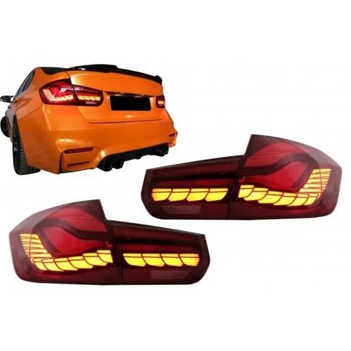 Oled Feux Arrires Pour Bmw 3 F30 Prelci Lci 12-19 F35 F80 Rouge Clair Dynamique