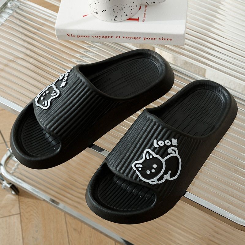 Oligpantoufles D'intrieur Unisexes,Sandales Chaudes,Chaussures De Maison,Document Solide,Impermable,Semelle Optique Souple,Fourrure Amusante,Femmes Et Hommes,Chaussures Pour Touristes