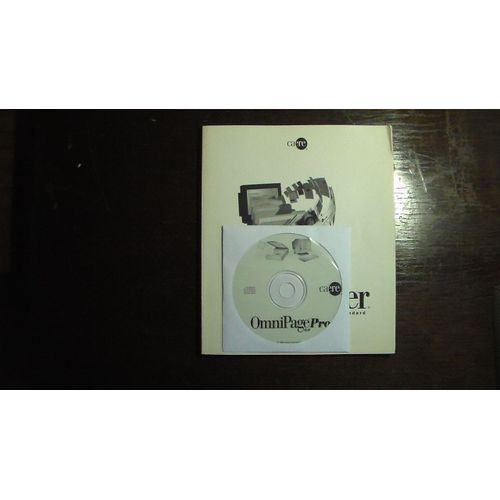 Omnipage Pro Upgrade Pour Windows 95/98/Nt Version 9.0