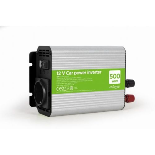 Onduleur De Puissance Gembird Pour Voiture 12v 500w