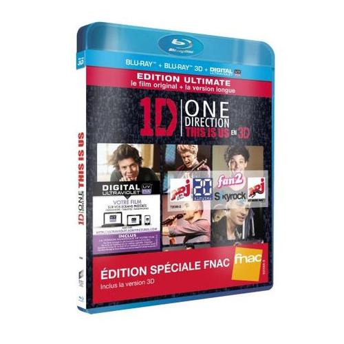 One Direction : This Is Us Combo Blu-Ray 3d Version Longue Edition Spciale Fnac Inclus Les Versions 2d /3d de Morgan Spurlock