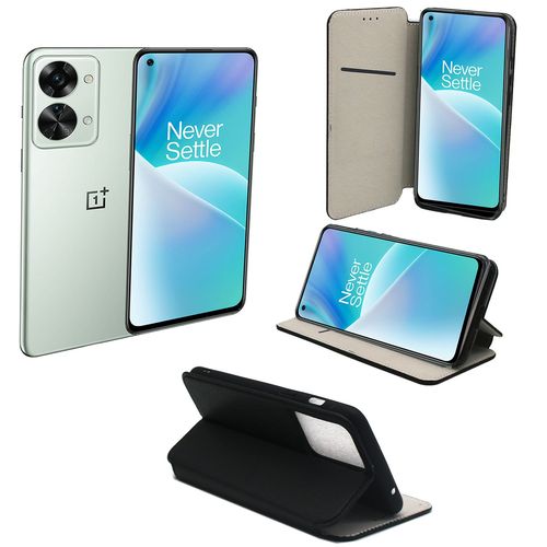 Oneplus Nord 2t / One Plus Nord 2t 5g Etui Noir Protection Portefeuille  Rabat Avec Porte Cartes - Housse Oneplus Nord 2t / One Plus Nord 2t 5g Noire Folio Coque Silicone Antichoc Smartphone 2022 - Accessoires Pochette Case