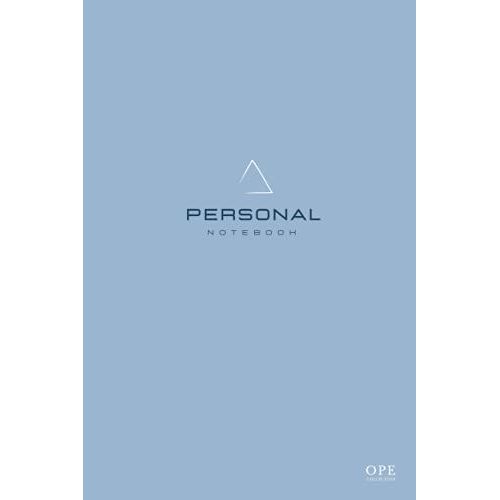 Ope Collection - Personal Notebook Ocean Blue Edition | Carnet A5 - 200 Pages Blanches Lignes 90g/M: Cahier D'criture, Bloc-Note, Croquis, Dessin, Journal Intime Adulte   de ditions, OPE  Format Broch 