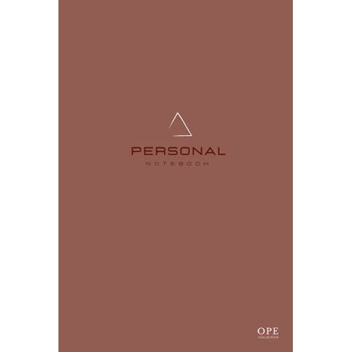 Ope Collection - Personal Notebook Red Clay Edition | Carnet A5 - 200 Pages Blanches Lignes 90g/M: Cahier D'criture, Bloc-Note, Croquis, Dessin, Journal Intime Adulte   de ditions, OPE  Format Broch 
