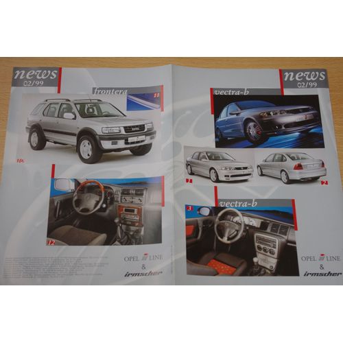 Opel Vectra B - Astra G - Zafira - Frontera - I Line & Irmscher Accessoires 1999