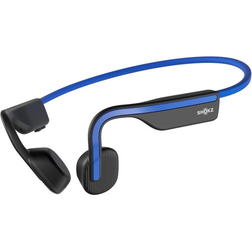 Openmove Casque  Conduction Osseuse, couteurs Bluetooth Oreilles Libres Pour Le Sport Avec Micro, Casque Sans Fil tanche Ip55, 6 Heures D'Autonomie, Autocollants, Bleu[YIN4183531]