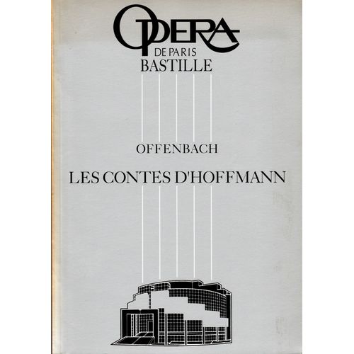 Opera De Paris Batille Les Contes D'hoffmann - De Jacques Offenbach