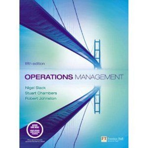 Operations Management   de Nigel Slack  Format Broch 