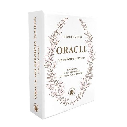 Oracle Des Rponses Divines - 101 Cartes Pour Rpondre  Toutes Vos Questions   de Gallant Coralie  Format Bote 