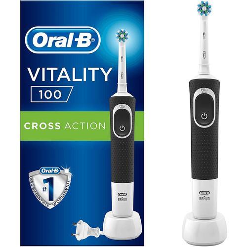 Oral-B Vitality 100 Crossaction - Brosse  Dents - Noir