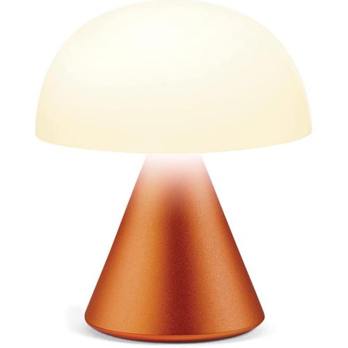 Orange Mina Mini Lampe Champignon Sans Fil Rechargeable, Lampe Led  Poser Ou De Chevet,  Variateur D'intensit, Jusqu' 12h D'autonomie - Orange