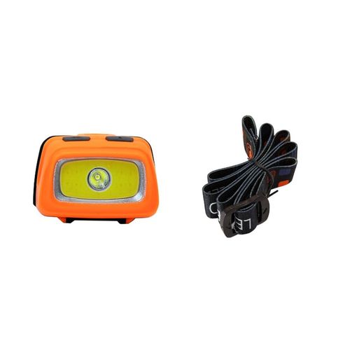 Orange - Mini Lampe Frontale R5, 1000 Lumens, tanche Ipx4, Aaa, Rouge, Vert, 6 Modes, Stroboscope, Flash, Torche