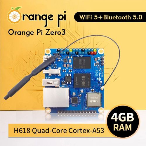 Orange Pi-Carte de dveloppement ontari3,1 Go,2 Go,4 Go de RAM,DDR4,Allwinner H618,WiFi,Bluetooth,Mini PC,Carte SBC,Ordinateur  carte unique - Type 4GB