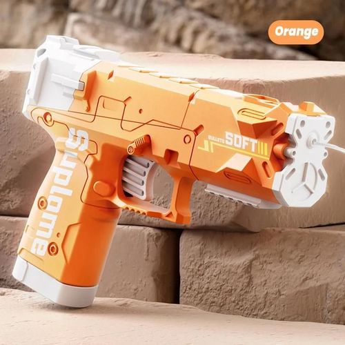 Orange-Pistolet  Eau Manuel Passion, Explosion De Glace, Aigle Du Dsert, Jouet De Combat De Natation D't, Tir Continu, Piscine, Amusant En Plein Air