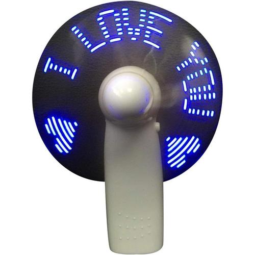 Ordinateur De Poche Fan Gadgets LED Clignotant Cooler Bureau De Refroidissement avec Ventilateur Cadeau Personnages Messages