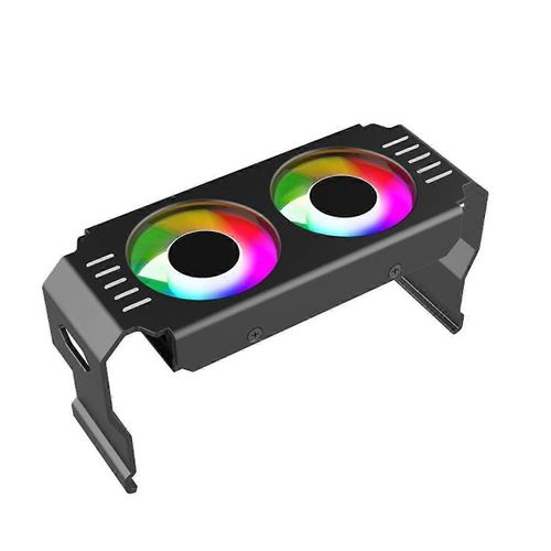 Ordinateur RAM Module de mmoire Refroidisseur PC DDR4 DDR5 Overlock Double ARGB Sync PWM Ventilateurs Aluminium RGB Cooli