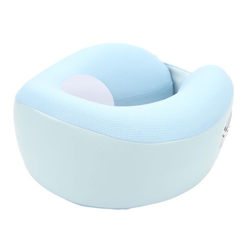 Oreiller De Massage Cervical De Voyage En Mousse A Memoire De Forme, 4 Modes De Compression Chaude, Sans Fil, En Forme De U, Intelligent, Vocal