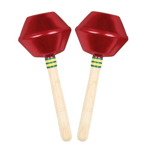 Orff-Instruments De Musique Pour Tout-Petits,Marteau  Sable,Hochets Maraca Pour Bb,Shaker Pour Enfants,Jouets Cadeaux Persch - Type Red