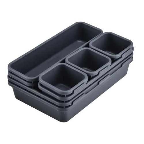 Organisateur Tiroir Bureau Cuisine Plateaux 8pcs Rangement Sparateurs De Tiroir En Plastique Trs Profond Pour Bureau Et Maison