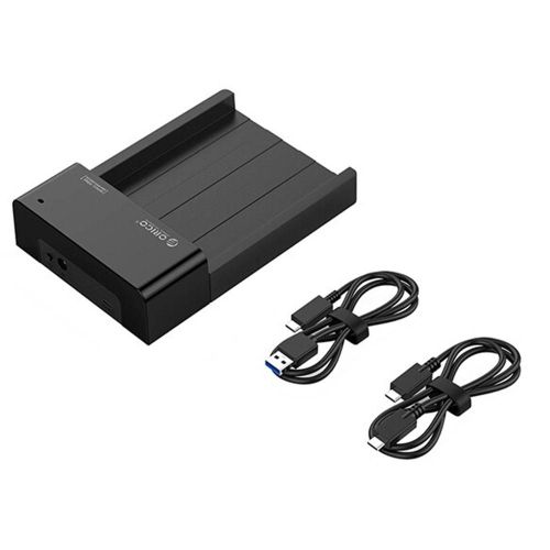 Orico 6518c3-G2 2.5/3.5 Pouces Sata 10gbps Usb 3.1 Gen2 Type-C Hdd Ssd Dock Haute Vitesse Maxim 10gbps Usb 3.1 Disque Dur De Pc
