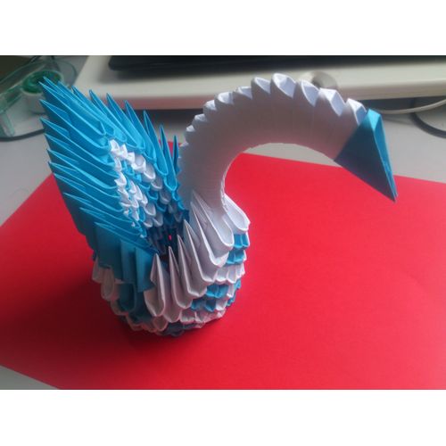 Origami 3d Cygne