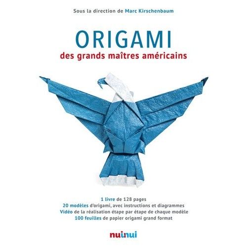 Origami Des Grands Matres Amricains - Avec 100 Feuilles De Papier Origami Grand Format   de Kirschenbaum Marc  Format Bote 