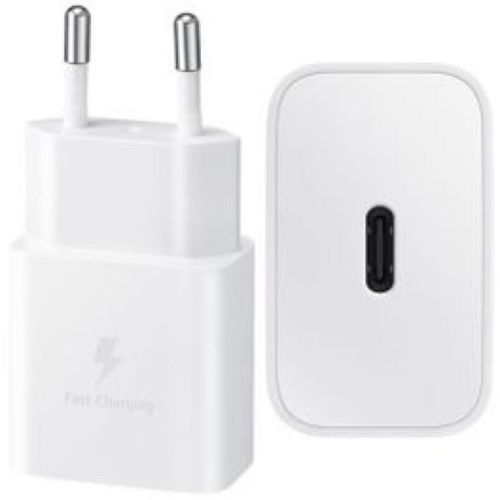 Original 15w Adaptateur de Charge Blanc TYPE-C Prise Secteur Courant + Cable Condon en Usb-C Pour Samsung Galaxy A03 A03s A04 A04e A04s A12 A13 A14 5G F04 F13 M04 M13 M14