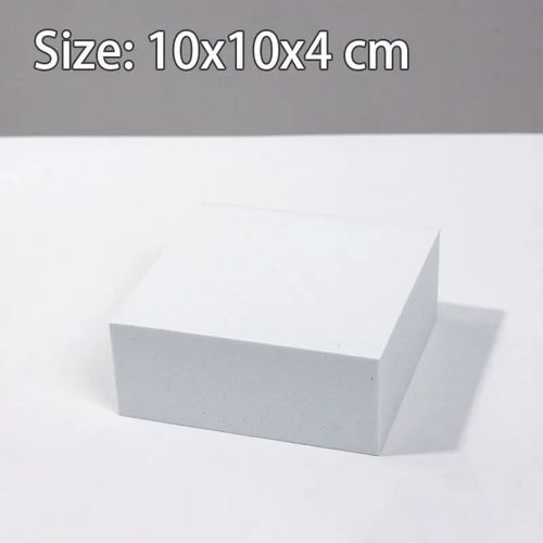 Ornements de fond de prise de vue de cube 3D blanc,accessoires de photographie de studio photo,accessoires de pose de bijoux cosmtiques - Type 10 x 10 x 4 cm