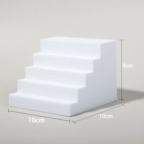 Ornements de fond de prise de vue de cube 3D blanc,accessoires de photographie de studio photo,accessoires de pose de bijoux cosmtiques - Type 10 x 10 x 8 cm #A
