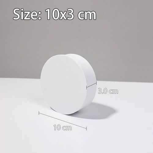 Ornements de fond de prise de vue de cube 3D blanc,accessoires de photographie de studio photo,accessoires de pose de bijoux cosmtiques - Type 10 x 3 cm