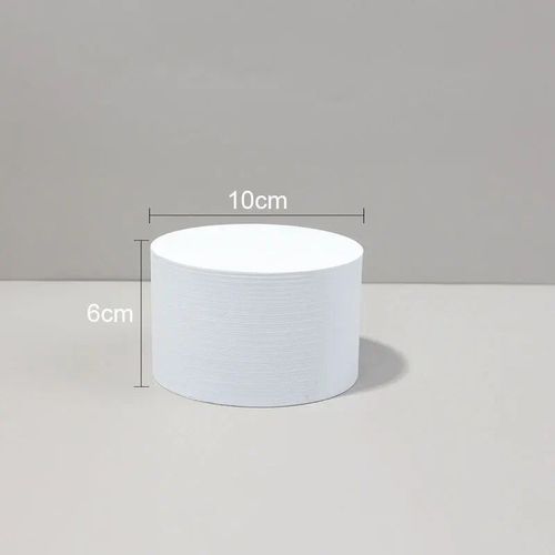 Ornements de fond de prise de vue de cube 3D blanc,accessoires de photographie de studio photo,accessoires de pose de bijoux cosmtiques - Type 10 x 6 cm