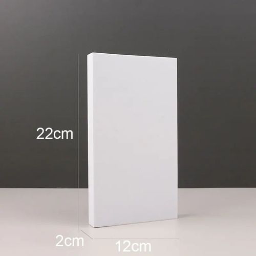Ornements de fond de prise de vue de cube 3D blanc,accessoires de photographie de studio photo,accessoires de pose de bijoux cosmtiques - Type 22 x 12 x 2 cm