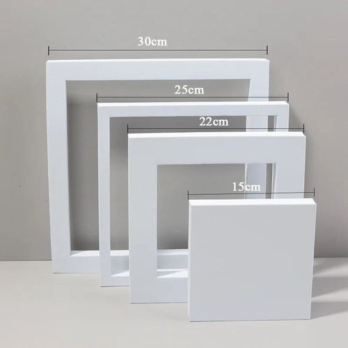 Ornements de fond de prise de vue de cube 3D blanc,accessoires de photographie de studio photo,accessoires de pose de bijoux cosmtiques - Type 30 x 30 cm Set No.3