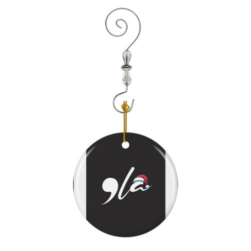 Ornements De Nol Drle Kamala Harris 2024 Virgule La Nol En Cramique Avec Crochet Et Cristal Dcorations Souvenirs Pendentif Dcoratif Pour Voiture