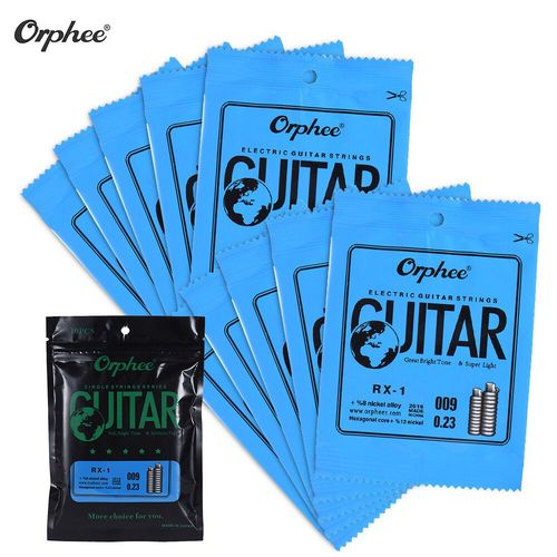 Orphee Rx-1 Remplacement De Ficelle Unique Pour lectrique Je1st E-String (.009) 10-Pack Alliage De Dgradtension Super Lgre - Type Orphee Rx-1