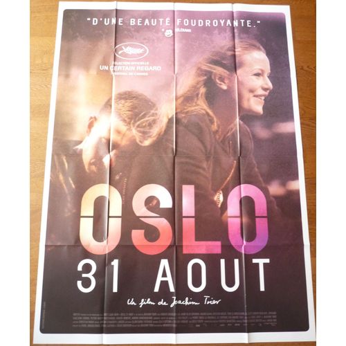 Oslo 31 Aout De Joachim Trier Avec Anders Danielsen Lie, Hans Olav Brenner - Affiche Originale De Film Format 120 X 160 Cm