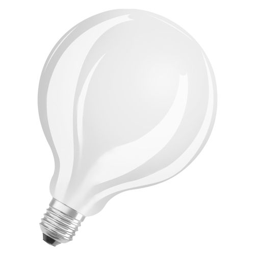 Osram Led Star Globe125, Ampoule Led  Filament Mat En Forme De Globe Avec Un Diamtre De 125mm, Culot E27, Blanc Froid (4000k), 2452 Lumen, Remplace Les Ampoules Conventionnelles De 150w, 1-Pack