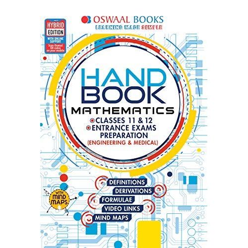 Oswaal Handbook Mathematics For Entrance Exams Preparation And Classes 11 & 12    Format Broch 