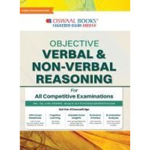Oswaal Objective Verbal & Non-Verbal, Reasoning For All Competitive Examination, Chapter-Wise & Topic-Wise, A Complete Book To Master Reasoning!    Format Broch 