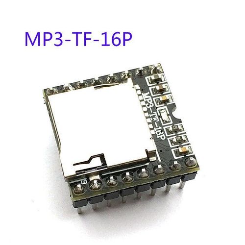 Other chips DFPlayer Mini Module de lecteur MP3 carte de dcodage vocal MP3 prenant en charge la carte TF u-disk IO/Port srie/AD pour Kit de bricolage Arduino