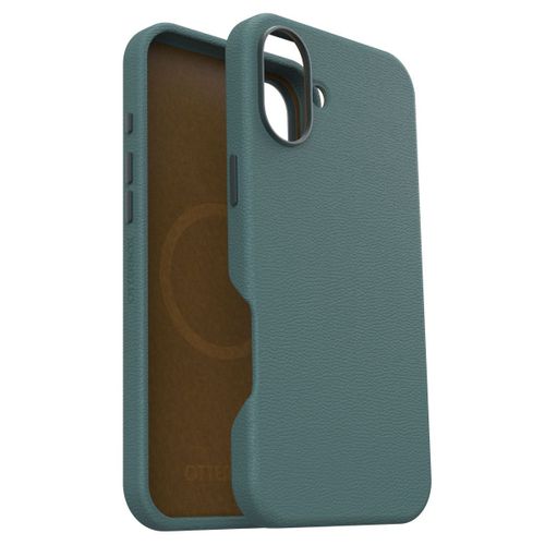 Otterbox Symmetry Series - Coque De Protection Pour Tlphone Portable - Compatibilit Avec Magsafe - Cuir De Catus, Polyurthane - Sagebrush (Vert) - Pour Apple Iphone 16 Plus