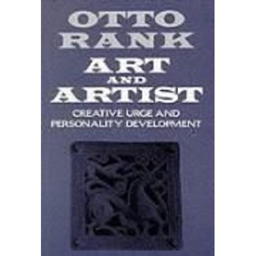 Art And Artist   de Otto Rank  Format Broch 