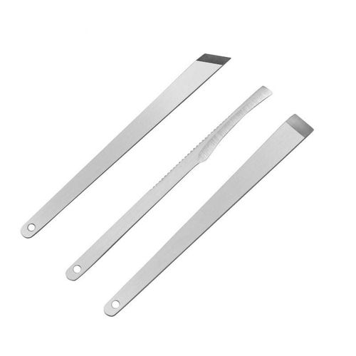 Ou - Ensemble'outils De Manucure Et Pdicure, En Acier Inoxydable, Pour Corriger Les Callosits Des Pieds Incarns, Lame De Lime, Dissolvant De Peau Morte, Couteau  Ongles, 3 Pices